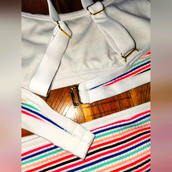 🌈 Hula Honey Rainbow Stripe Bikini Set 🌈 - Picture 11 of 11